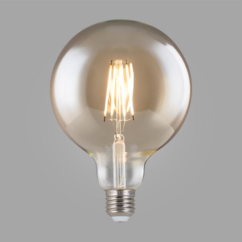 Лампа светодиодная филаментная Loft 271 G125 8Вт 2700К E27 DIM Voltega 8511