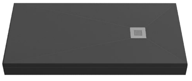 Душевой поддон Creto Ares 160x90. черный