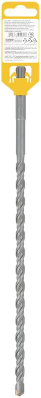 Бур по бетону SDS PLUS профи W-образная вставка двойная спираль 10х310мм FIT 32833