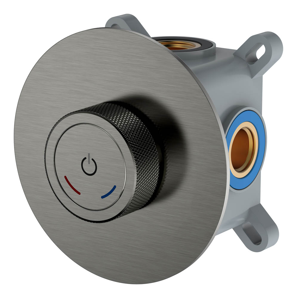 Смеситель автоматический встроенный TECH Gun Metal