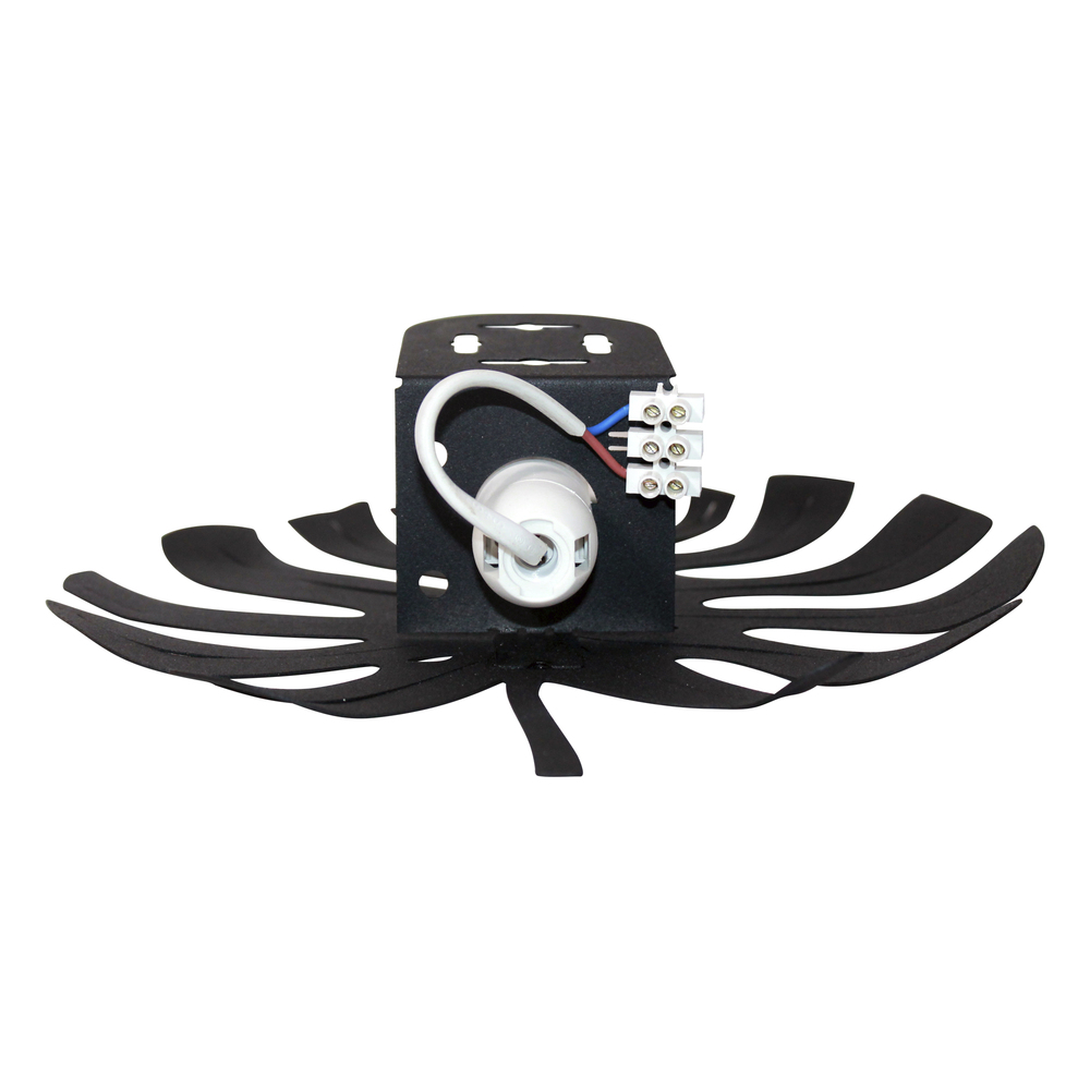 Светильник Монстера 512 черн.муар 330 х 275 НББ 01-60-174 Е14 ИМ настенный