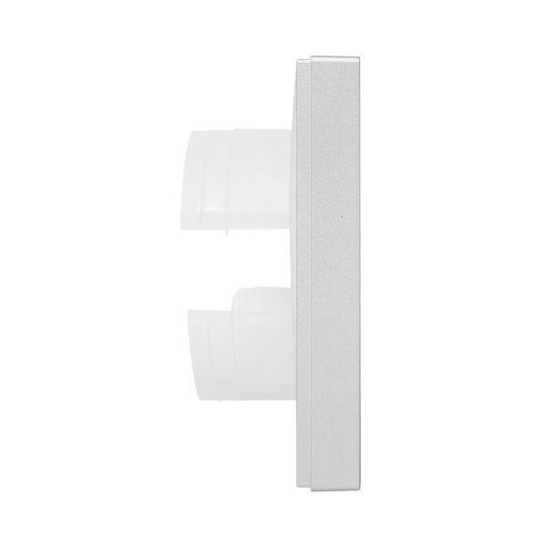 Рамка 2-м Эпика IP44 пластик алюм. EKF UP1-FPA-02-44