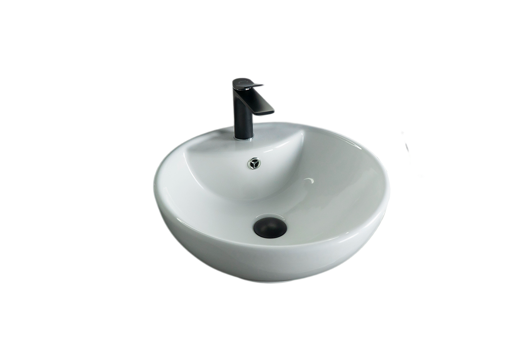 Раковина Gid N9001 51101 накладная белая 45x45x17