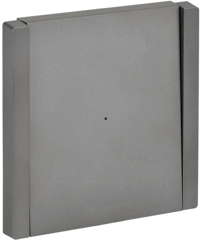 Выключатель 1-кл. СП FORTE&PIANO 10А FP502 с индикацией сталь IEK FP-V10-1-10-1-K46