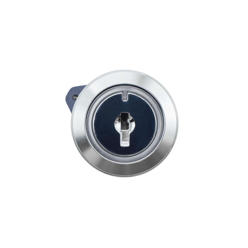 Головка переключателя с ключом на 2 положения с фиксацией стандартная ручка алюм. черн. DKC M22S-KL2A