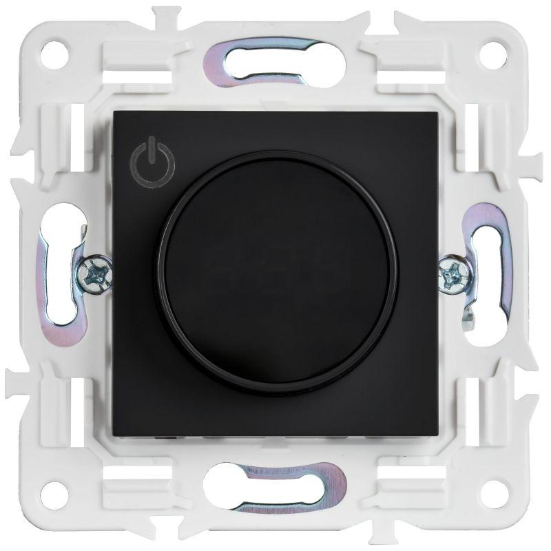 Термостат электронный SKANDY SK-T01Bl с индикацией черн. IEK SK-RT11-K02