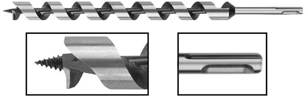 Сверло Левиса винтовое по дереву SDS-PLUS 14х230мм FIT 36285