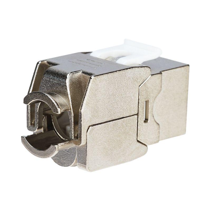 Модуль Keystone Jack RJ-45(8P8C) FTP экранир. кат.6 тип 180град. самозажимной PRO Rexant 02-0261