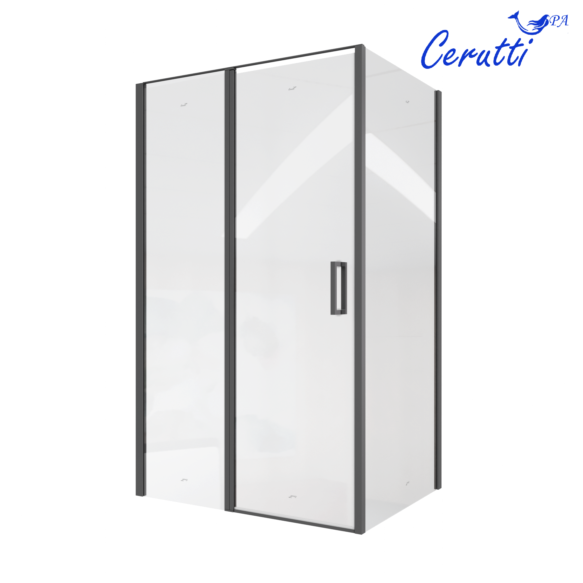 Ограждение VICTORIA120B душевое Ceruttispa без поддона (90x120x195)