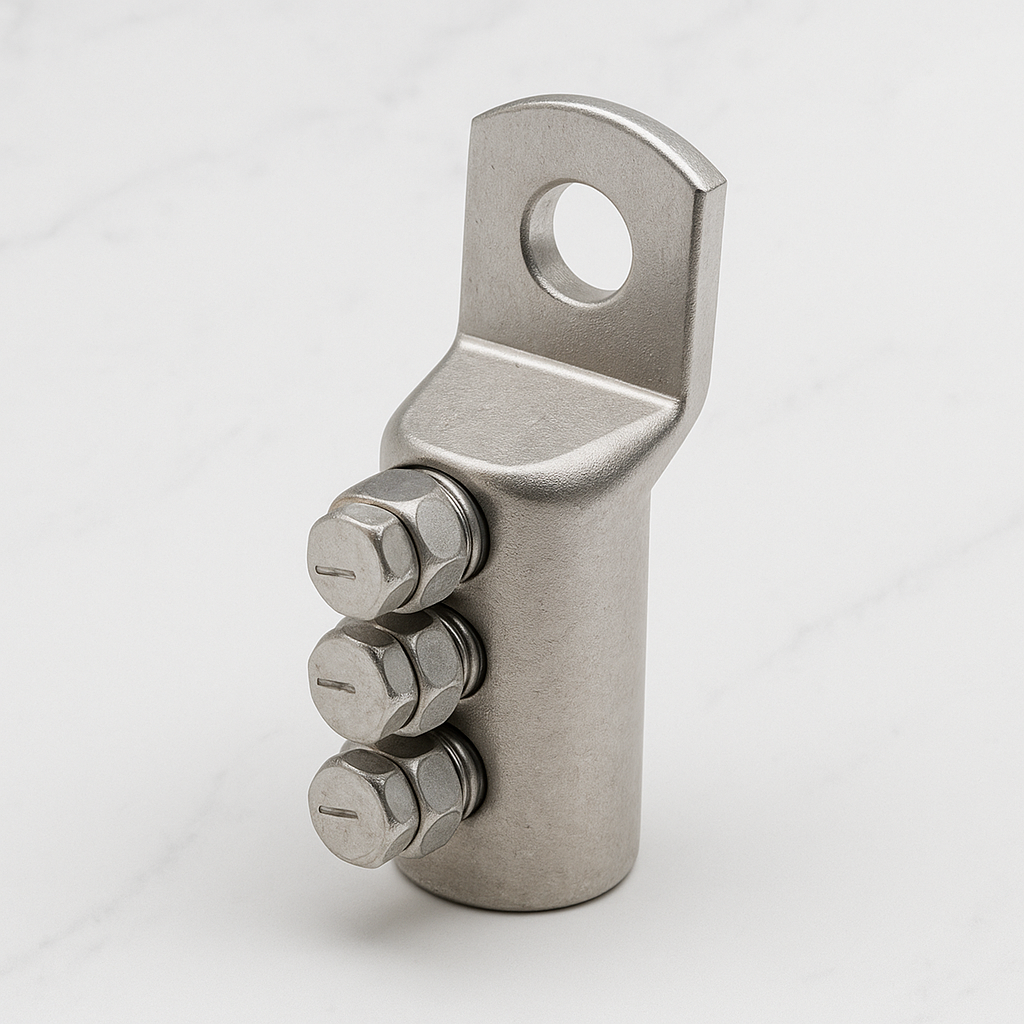 Наконечник кабельный со срывными болтами