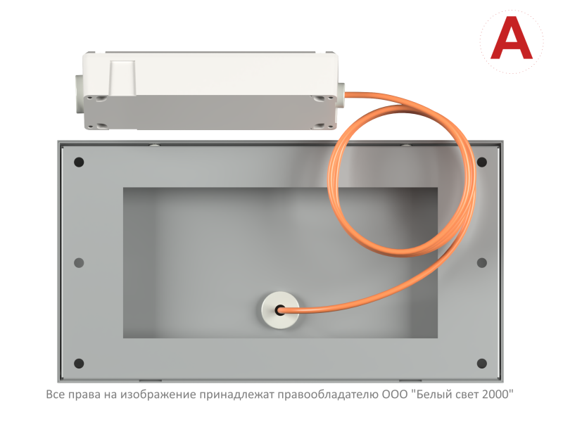 Светильник аварийный BS-CUSTOS-10-L1-ELON 4000К Gray (-60) Белый свет a32435