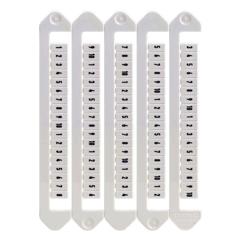 Маркировка для клемм ширина 5мм символ "4" горизонтальная ориентация DKC NUTB-5-4H