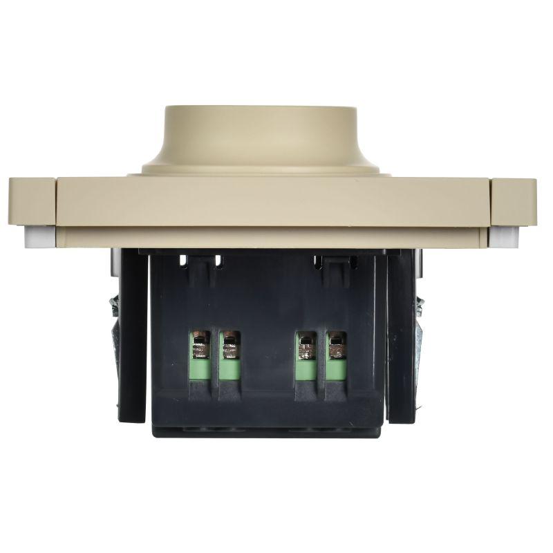 Светорегулятор поворотно-нажимной СП FORTE&PIANO FP454 600Вт ваниль IEK FP-D20-0600-K10