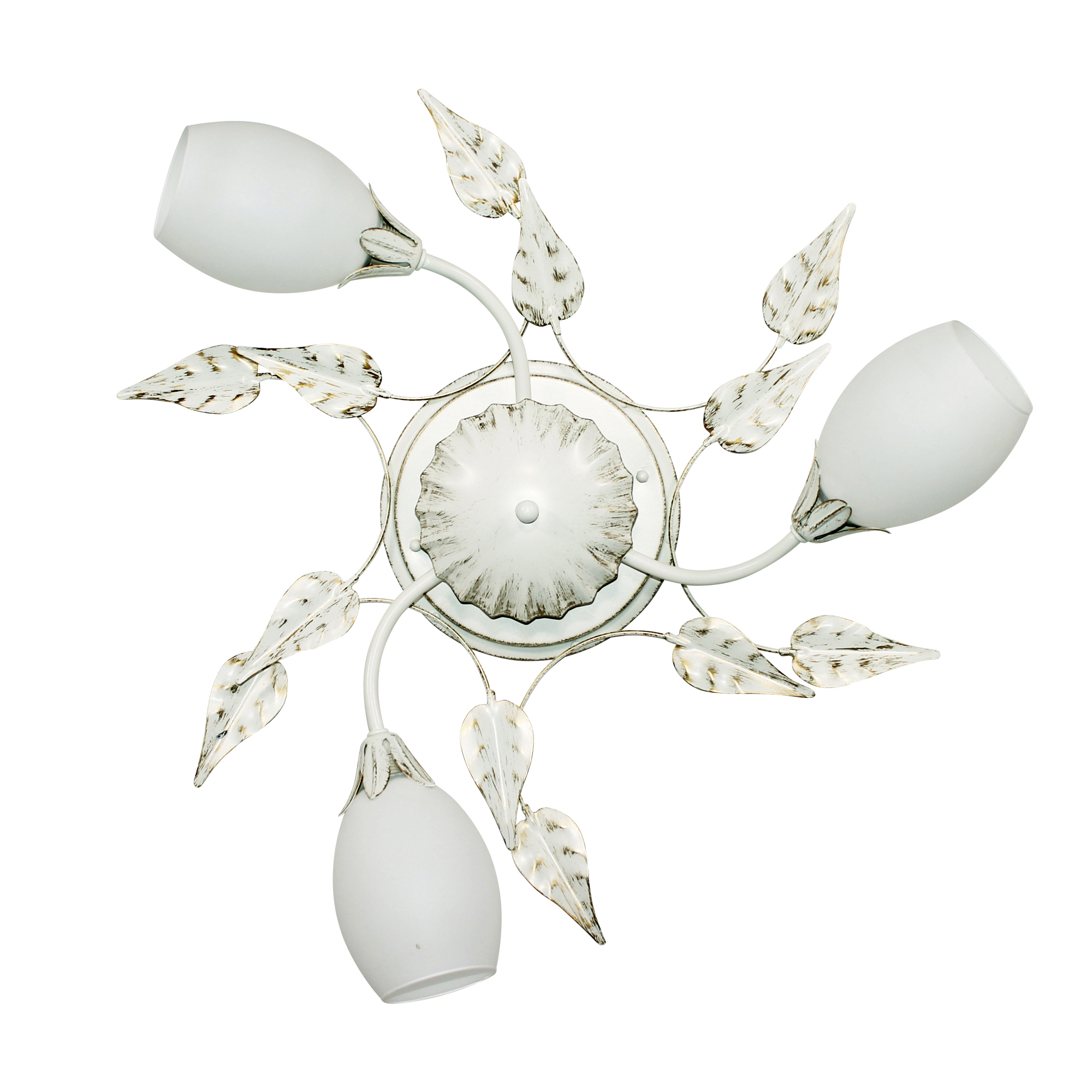 Светильник потолочный Глория 138 бел./зол. НПБ 01-3х60-230 Е14