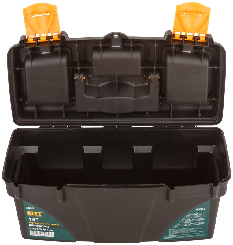 Ящик для инструмента пластиковый 16дюйм ( 410х215х197мм ) FIT 65562