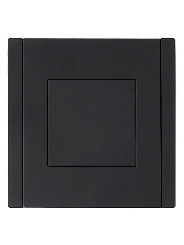 Заглушка с суппортом FORTE&PIANO FP141 черн. IEK FP-PL10-K02