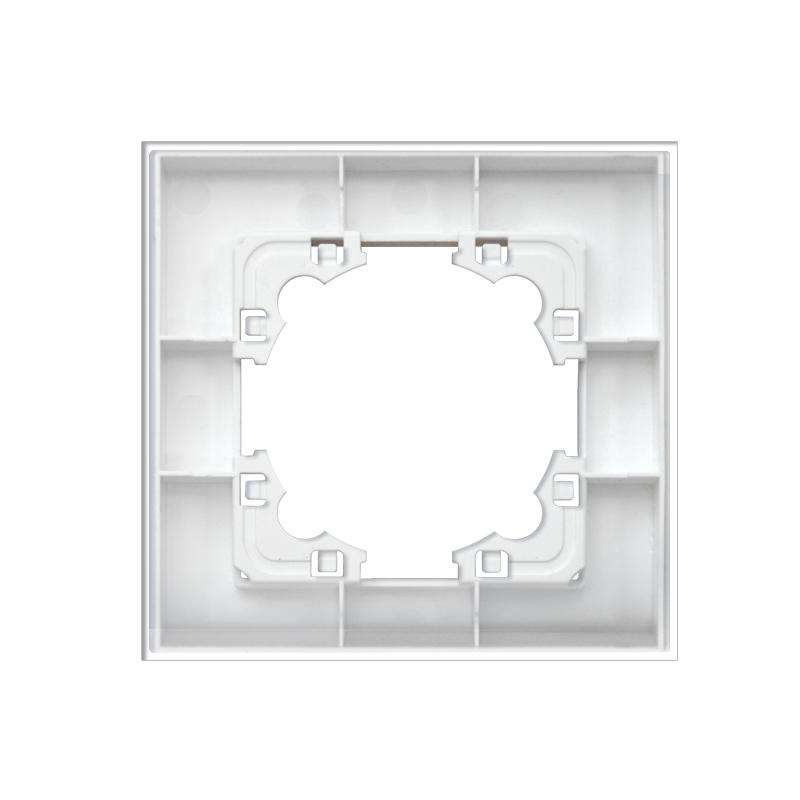 Рамка 1-м Афина стеклянная сл. кость (ivory) UNIVersal 2272