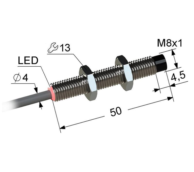 Выключатель бесконтактный PS2-08M50-3N21-K МЕГА-К A8010-80087651