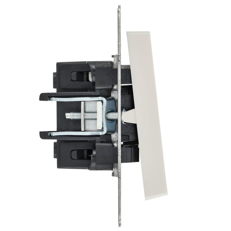 Выключатель 1-кл. СП BRITE ВС10-1-1-БрЖ 10А с индик. механизм жемчуж. IEK BR-V10-1-10-K36