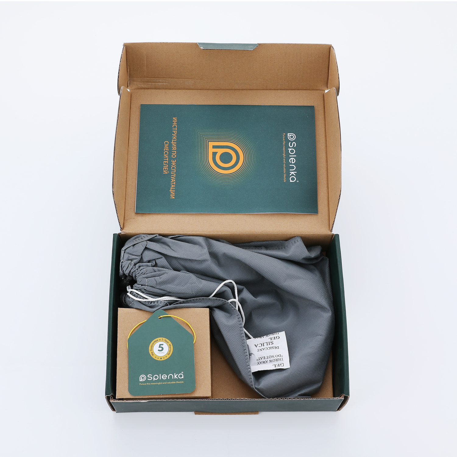 Смеситель для кухни Splenka S201.13.07, серый