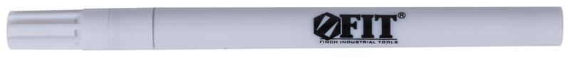 Маркер строительный с жидким красящим составом 138х11мм бел. FIT 04337