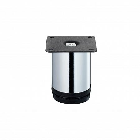 Ножка круглая регулируемая d50х80мм метал. хром Tech-Krep/Zitar 151300