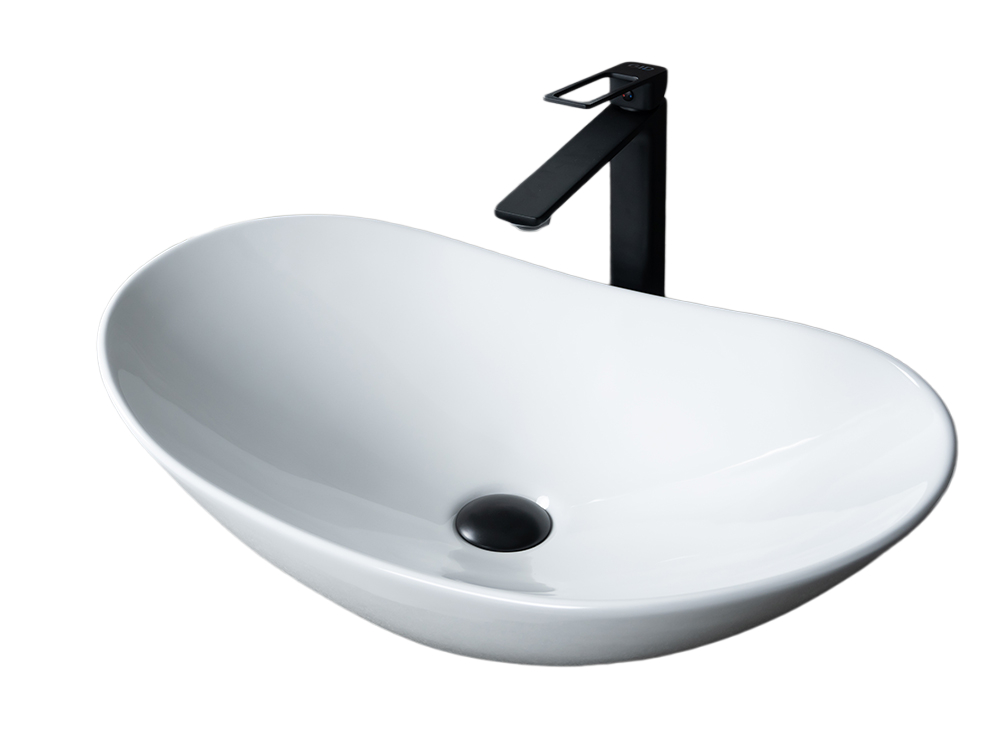 Раковина Gid N9811 51175 накладная белая 61x37x15