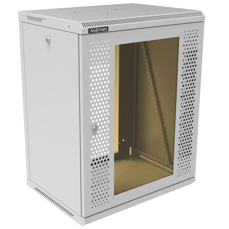 Шкаф телекоммуникационный настенный ТВС-15U-600-450-С+П SUPRLAN 05-2151