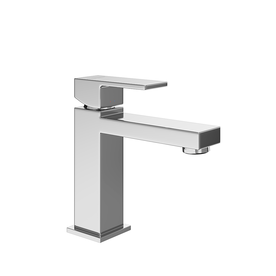 Однорычажный смеситель для раковины FUTURA, без донного клапана 3/8, хром