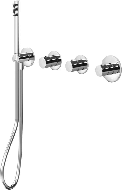 Внешняя часть смесителя Paffoni MODULAR BOX MDE000CR на 2 выхода хром