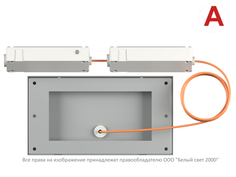 Светильник аварийный BS-CUSTOS-51-L1-INEXI3-AUTOTEST 4000К Gray (-60) Белый свет a32375