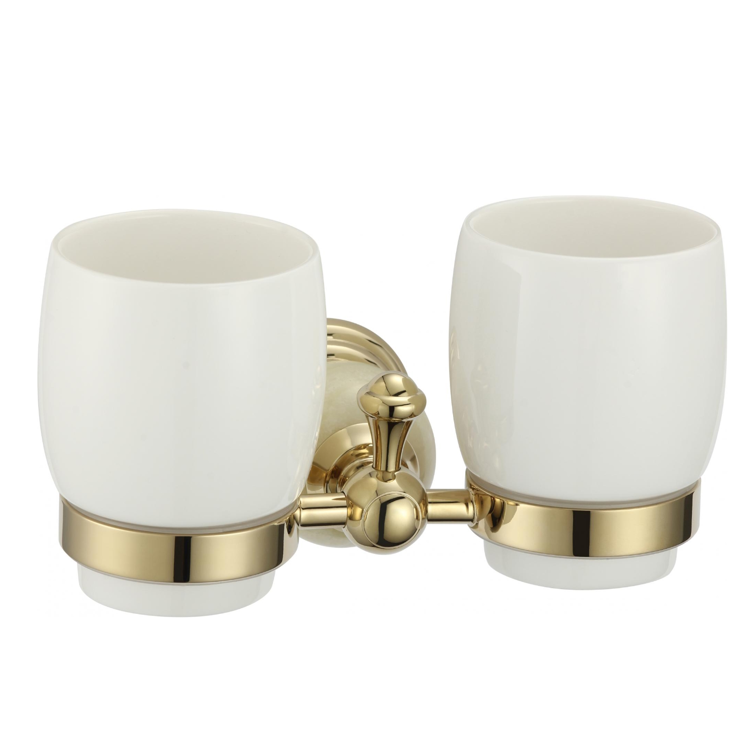 Стакан для ванной комнаты двойной Savol S-005768B, золото