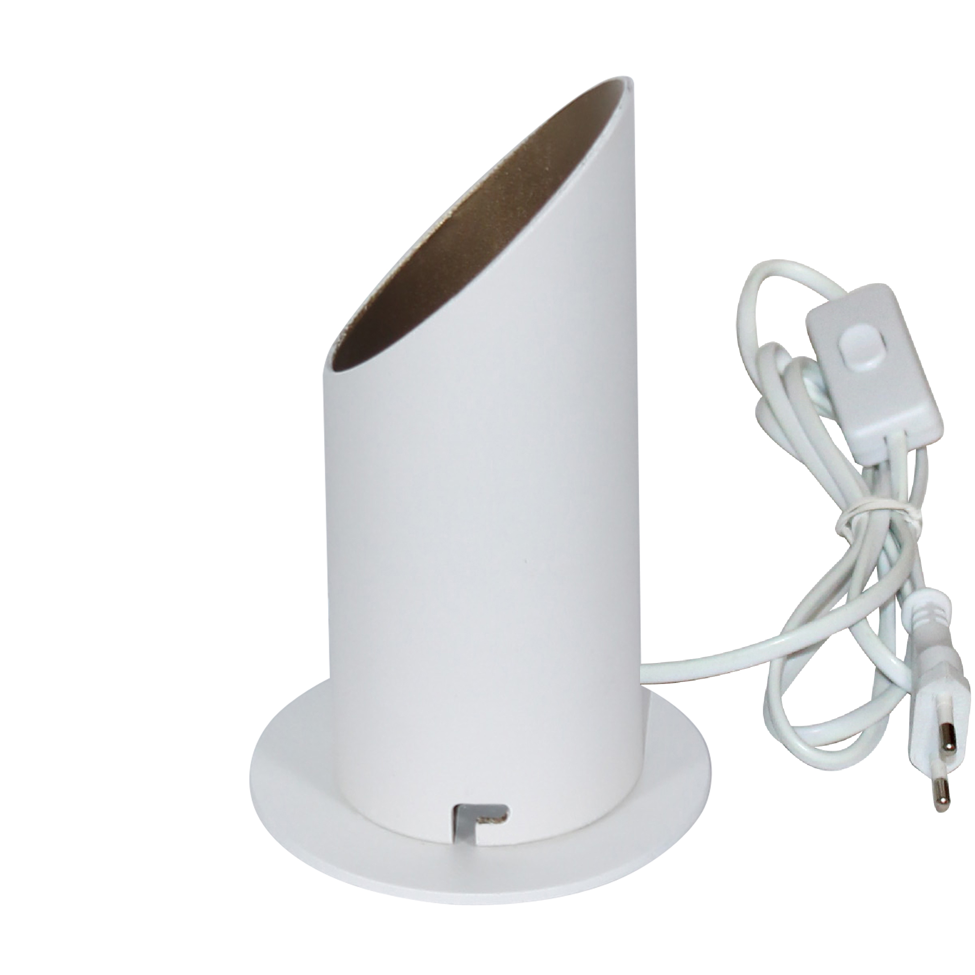 Светильник настольный Соната 150 ННБ 63-60-009 бел.зол./шнур бел.