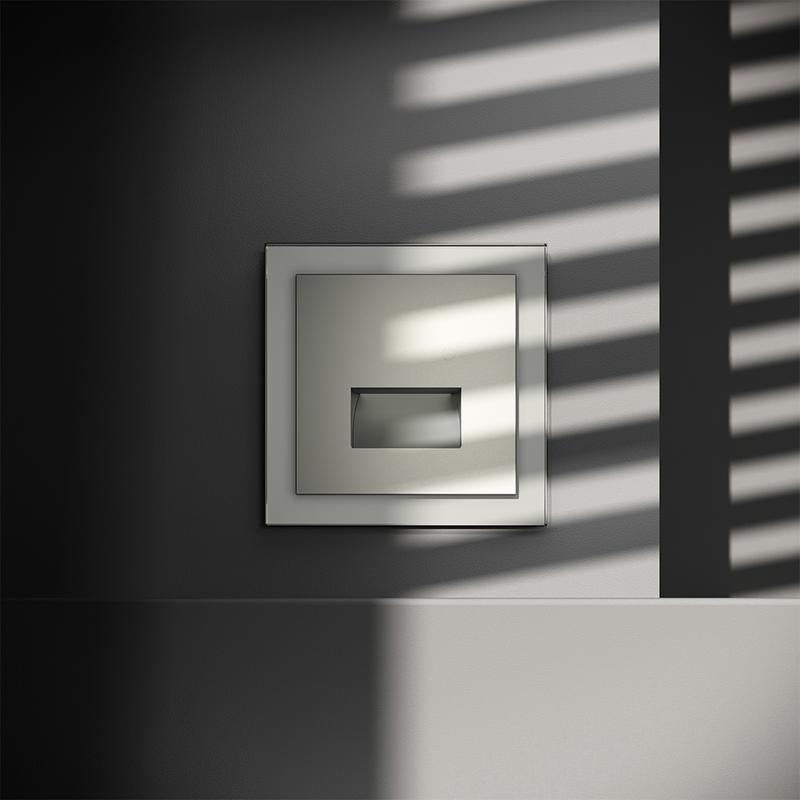 Подсветка светодионая СП S70 с датчиком механизм сталь Voltum VLS070705