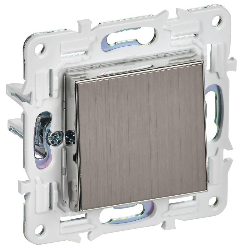 Выключатель перекрестный 1-кл. SKANDY 10А SK-V03N никель IEK SK-V13-0-10-K50