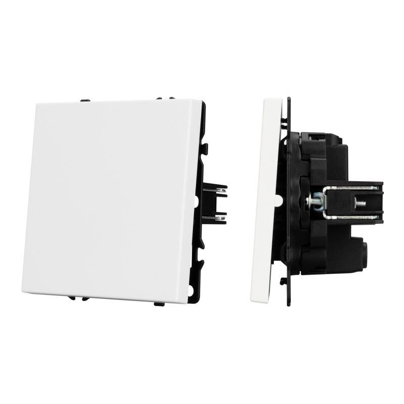 Механизм выключателя одноклавишный перекрестный SWT-NOBE-MKX1-SFPL-WH 230В 10А Arlight 054234