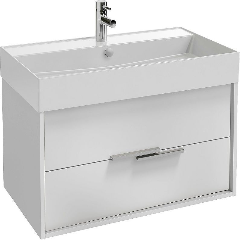 EB1667-J5-J5 Тумба под раковину 80 VIVIENNE цвет белый блестящий Jacob Delafon (312060)