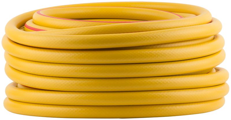 Шланг поливочный трехслойный армированный 3/4дюймх2.2ммх25м желт. КУРС 76318