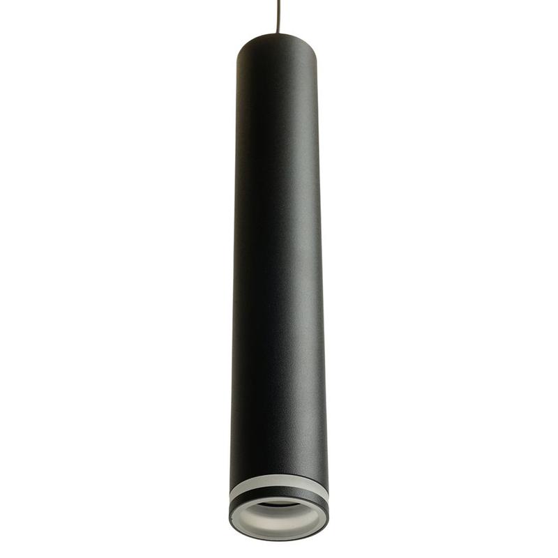 Светильник потолочный на подвесе MR11 35Вт 230В черн. D40хH250 ML1008 FERON 51377