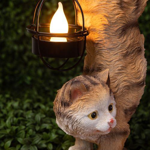 Светильник садовый ERASF22-01 "Кот Акробат" 37см уличный на солнечн. батареях Эра Б0053352