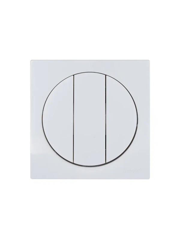 Выключатель 3-кл. СП OSEN механизм бел. LEZARD 743-0288-109