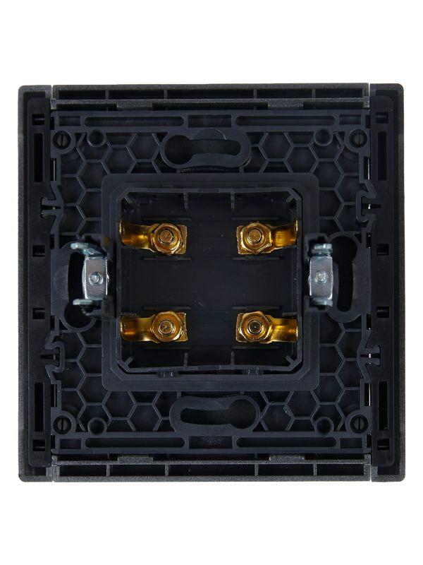 Аудиорозетка 4-м FORTE&PIANO FP539 сталь IEK FP-S40-K46