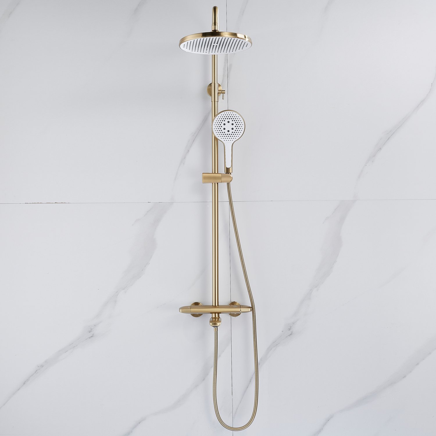 Душевая система Rose R3936G, золотой сатин