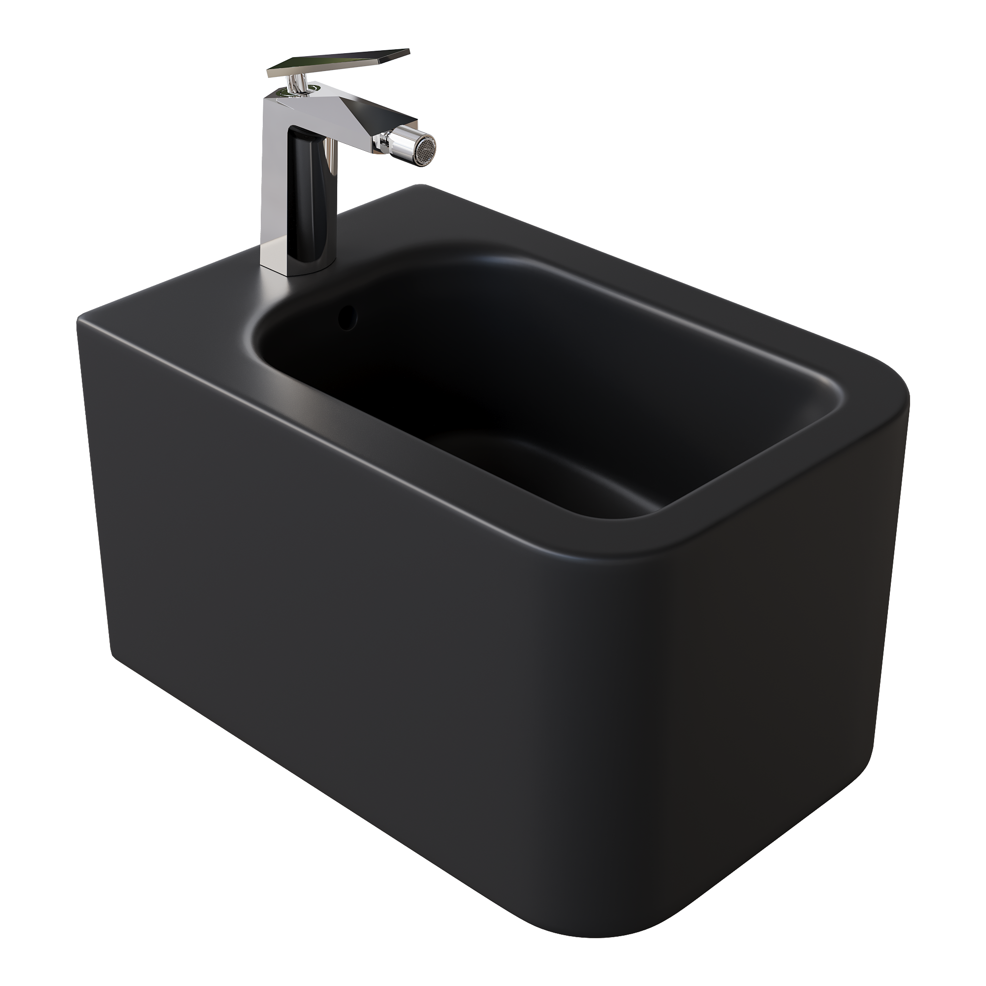 Биде подвесное Mane Белый глянец