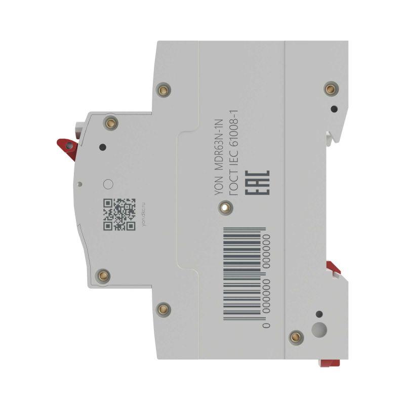 Выключатель автоматический дифференциального тока 2п (1P+N) C 40А 100мА тип A 6кА MDR63N YON MDR63N-1N3C40-A