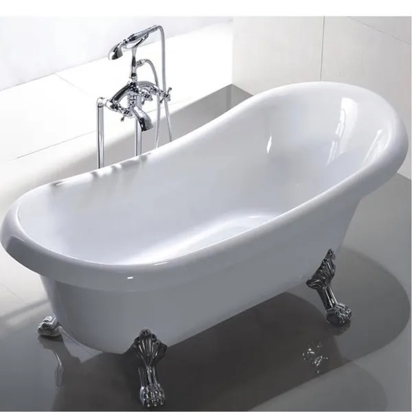 Ванна CLASSIC 150 акриловая отдельностоящая Ceruttispa (1570x770x740) на львиных алюминиевых лапах (хром)