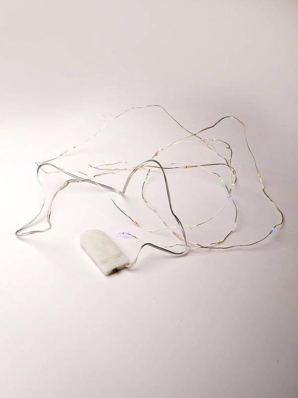 Гирлянда "Нить" LDM30-M-BO 30 разноцветных минисветодиодов 2.17м 1 режим мигания для помещений (3хAA не в компл.) SHLights 4690601042187A