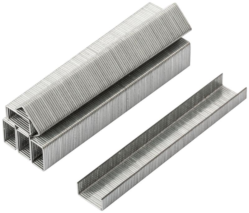 Скоба для степлера закаленная 11.3ммх0.7мм (узкая тип 53) 6мм (уп.1000шт) КУРС 31361