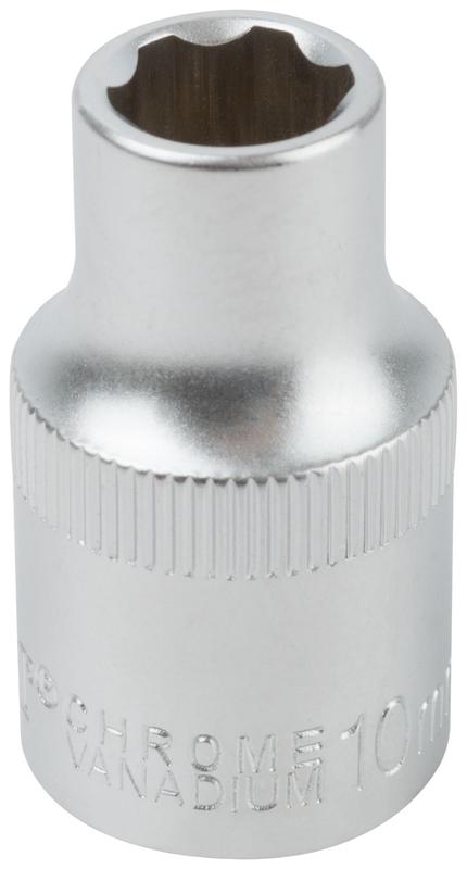 Головка шестигранная CrV 1/2дюйм 10мм FIT 62040