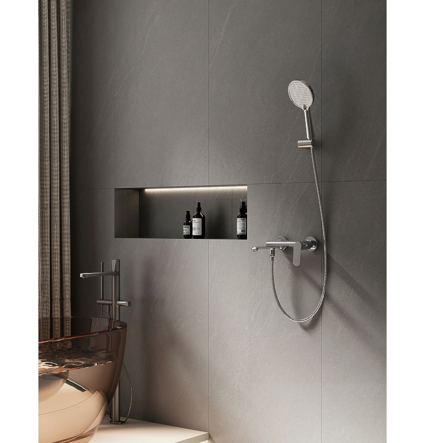 Смеситель для ванны Splenka S41.30, хром